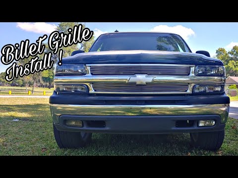 Installing Billet Grille On Tahoe! Looks Much Better 😎