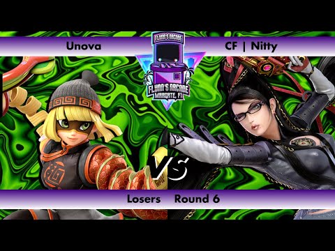 Flynn's Arcade 078 Losers Round 6 - CF | Nitty (Bayonetta) vs Unova (Min Min) SSBU Tournament 2023