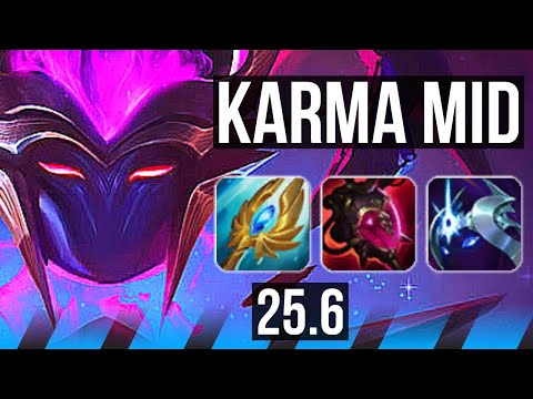 KARMA vs VEIGAR (MID) | 9/1/6 | EUNE Grandmaster | 25.6