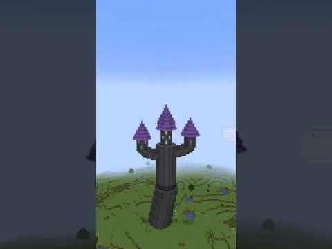 Wizard Tower in Minecraft #shorts #minecraft