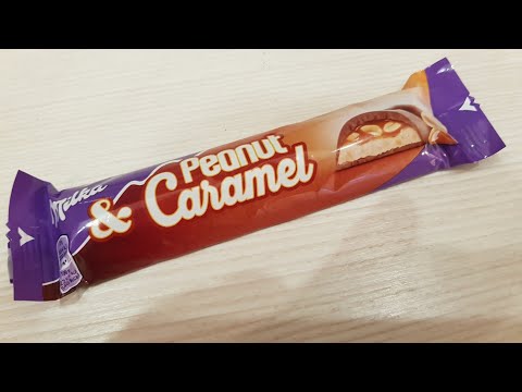 Milka PeaNut Caramel Bar Unboxing