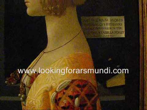 'Retrato de Giovanna degli Albizzi Tornabuoni'  de Domenico Ghirlandaio