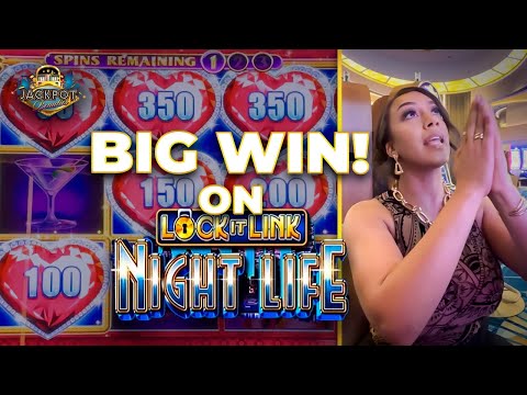 Big Win: Playing $2,800 on Lock it Link Nightlife Slot 🎰