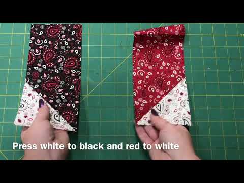 No Y-Seam Eight Point Star Quilt Block Tutorial