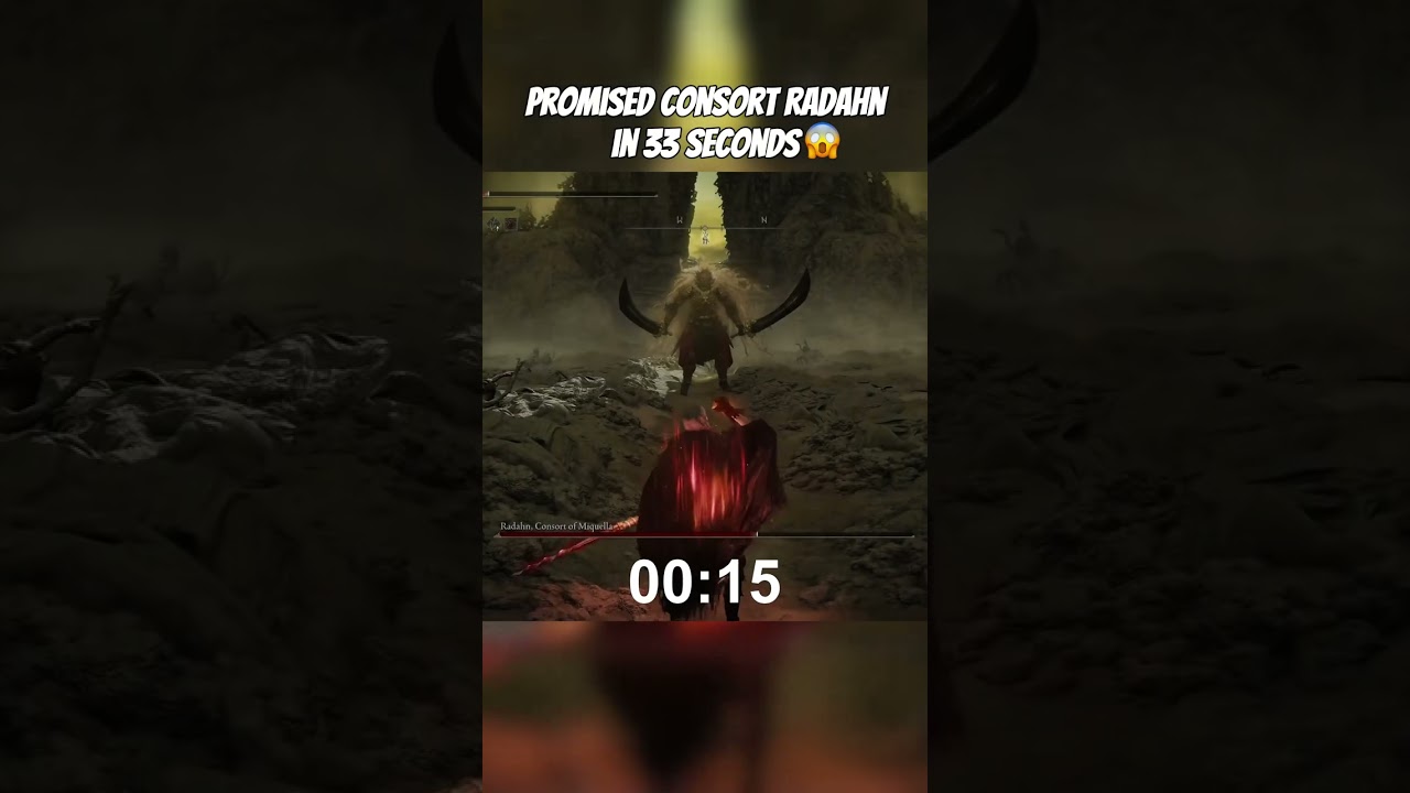 Promised Consort Radahn in 33 Seconds
