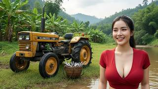 Genius Female CEO Found an Abandoned Kubota Tractor by the River – Can She Bring It Back to Life?