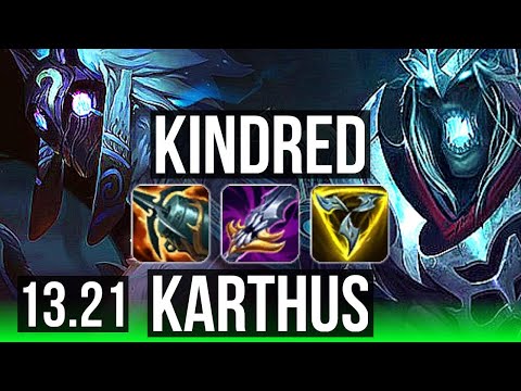 KINDRED vs KARTHUS (JNG) | 81% winrate, Comeback, Legendary, 21/5/11 | BR Master | 13.21