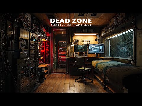 DEAD Zone Outpost | Sci-Fi Rain Ambience in Isolation for Focus & Sleep 4K