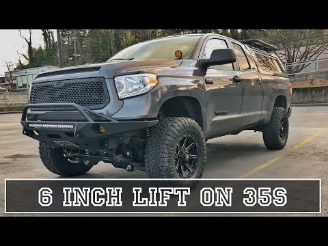 Toyota Tundra - 6" lift on 35s