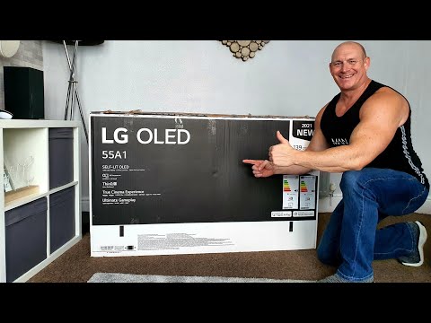 LG A1 OLED, unboxing,setup & demo
