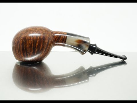 Lan Zhenjun Tomato Smoking Pipe With Horn On PIPEHUB.COM