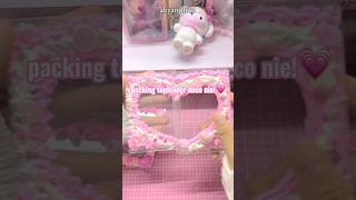 pack toploader for @Asyiqa! 😻🫶🏻 #packing #toploaderdeco #cute #aeshthetic #shorts #asmr