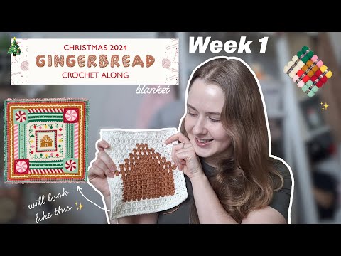 Let's crochet a Christmas blanket ❄️ (PART 1 🎄 CAL)