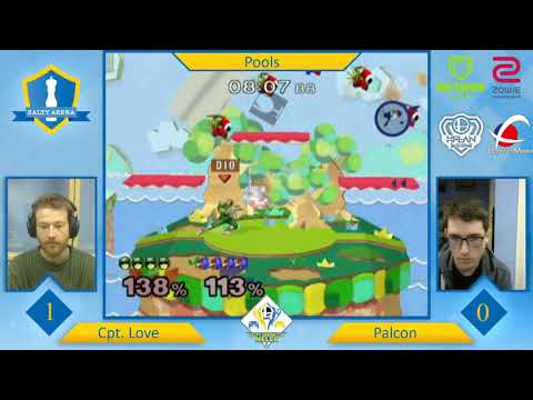 Salty Arena Cup Melee #1 [NTSC] - Pools - Captain Love (Falcon) vs Palcon (Falco)