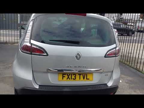 renault scenic diesel in silver    1