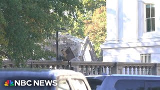 White House begins demolitions for Trump's new ballroom