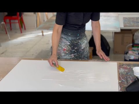 3 most beautiful coffee artworks - Abstract acrylic painting - Satisfying Art - How to paint