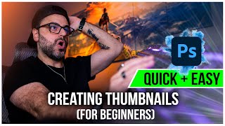 Quick + Easy Thumbnail Tutorial For Beginners! (Photoshop Guide)