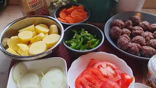 boulettes de viande  aux légumes  وصفة الكفتة بالبطاطس والخضار
