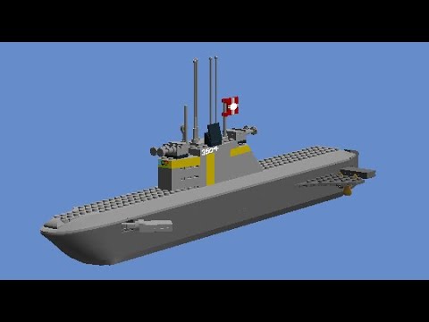 How To Build A Lego U-Boat Type XXI Submarine🇩🇪