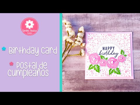 Birthday card for Laura / Postal de cumpleaños para Laura