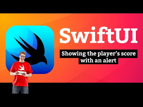 Showing the player’s score with an alert – Guess the Flag SwiftUI Tutorial 7/9 thumbnail