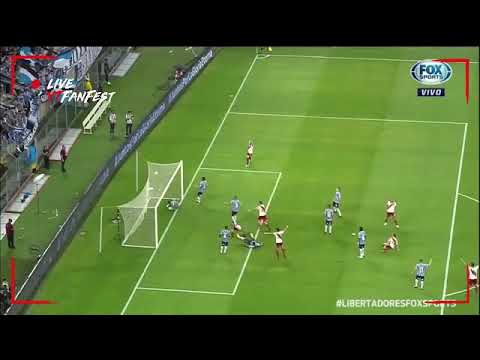 Gol do Borre River plate 1x1 Gremio Semifinal da Libertadores hoje