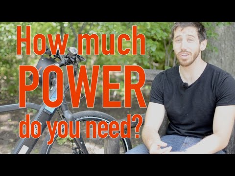 How much POWER does an ebike need?