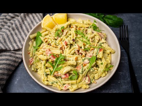 Creamy Vegan Lemon and Basil Pasta