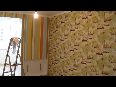 Клеим обои винил на флизелине ремонт квартиры