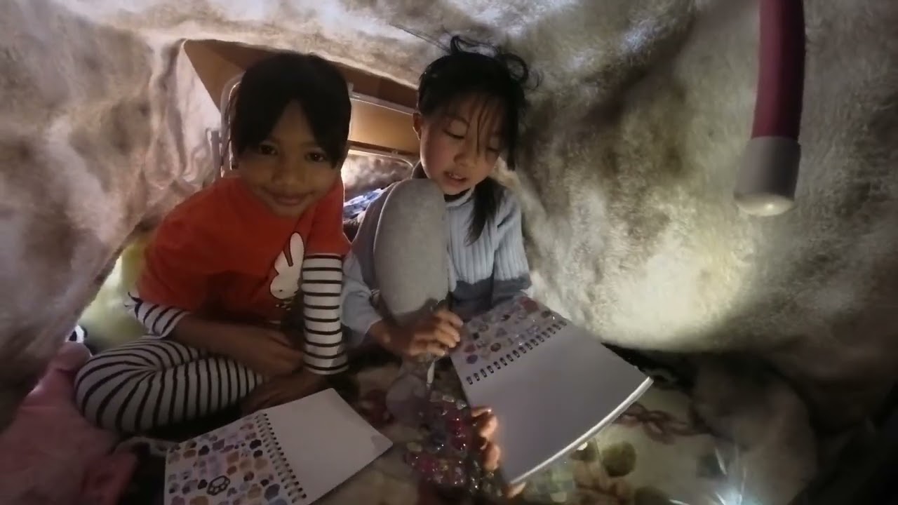 シール帳シール交換/fun with kids/ 娘と楽しいブログ動画/ fun vlog 