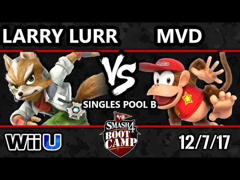 Kong) - WiiU Pools S4BC Smash 4 - PG | MVD (Diddy Kong) vs MSF | Larry Lurr (Fox) - WiiU Pools