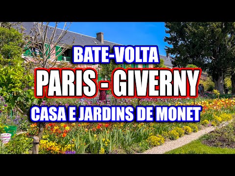 BATE VOLTA PARIS GIVERNY - CASA DE MONET! #giverny #casademonet #monet #andredegrossi #paris