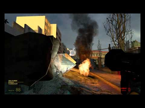 Let's Play Half Life 2 - part 24 - Long episode of fails