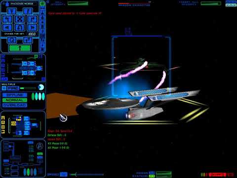 Constitution Class vs D7 Class Starfleet Command 2