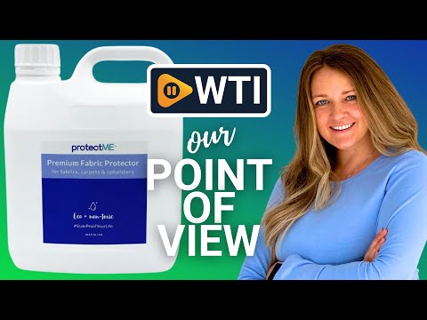 Premium Fabric Protector and Stain Guard for Upholstery Carpet Shoes - Non Toxic - WTI product video review