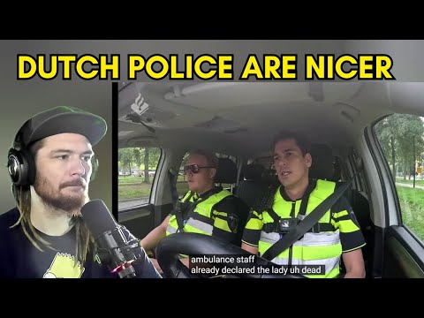 SHOCKED by Dutch Police Culture: A Wholesome Ride Along (American Reaction)