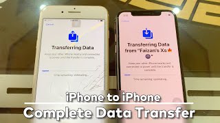 How to Transfer All Data from Old iPhone to new iPhone | without PC or iCloud