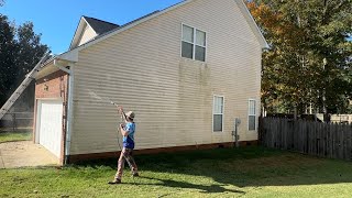 The Easiest Way To Pressure Wash A House!