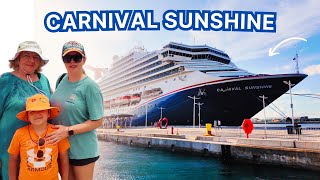 Carnival Sunshine Family Cruise Review 2025🌞 | First-Time Cruisers Share Everything!