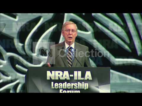 NRA ANNUAL MTG:MITCH MCCONNELL-BILL OF RIGHTS