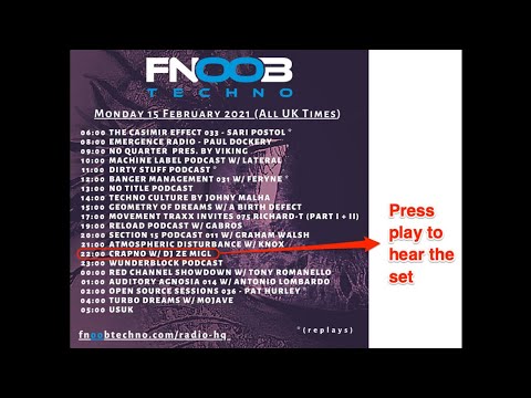 CrapNO Podcast#0035 DJ Ze MigL 4 Fnoob