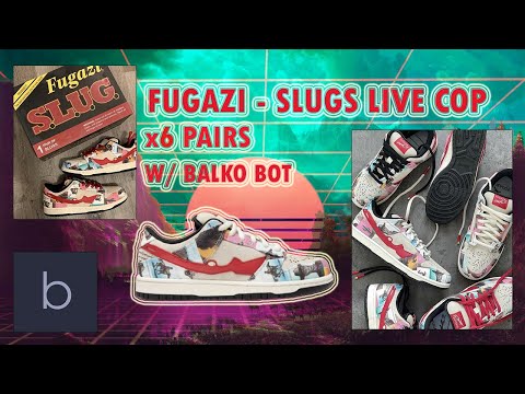 Fugazi - Slugs Live Cop!! 6 PAIRS!! w/Balko