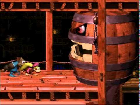 Donkey Kong Country 3 (SNES) - Belcha's Barn