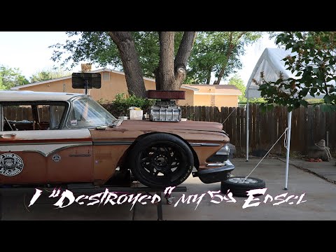 Cutting up and destroying my 59 Edsel Villager... For good reason.