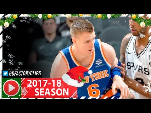 Kristaps Porzingis Full Highlights vs Spurs (2017.12.28) - 18 Pts, 7 Reb, 6 Blocks