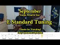 September - Earth, Wind & Fire (Bass Cover with Tabs)