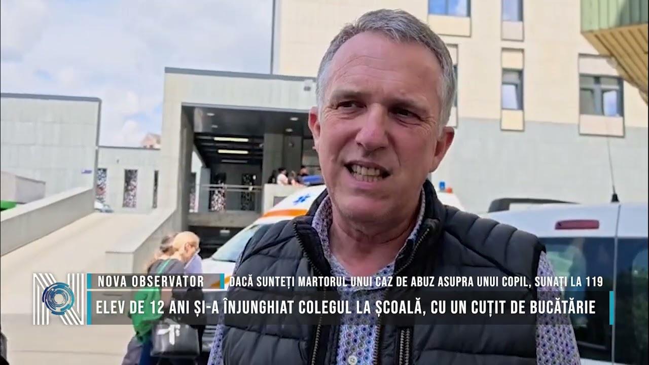 ELEV DE 12 ANI ȘI-A ÎNJUNGHIAT COLEGUL LA ȘCOALĂ, CU UN CUȚIT DE BUCĂTĂRIE