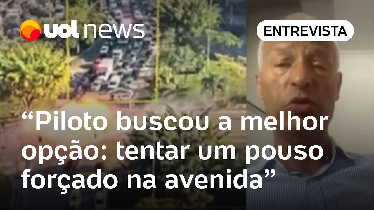 Avião cai na Barra Funda: Tudo indica que houve falha mecânica, diz especialista
