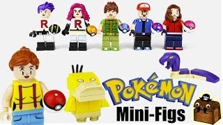 YouTube thumbnail: Pokemon Custom LEGO Minifigures